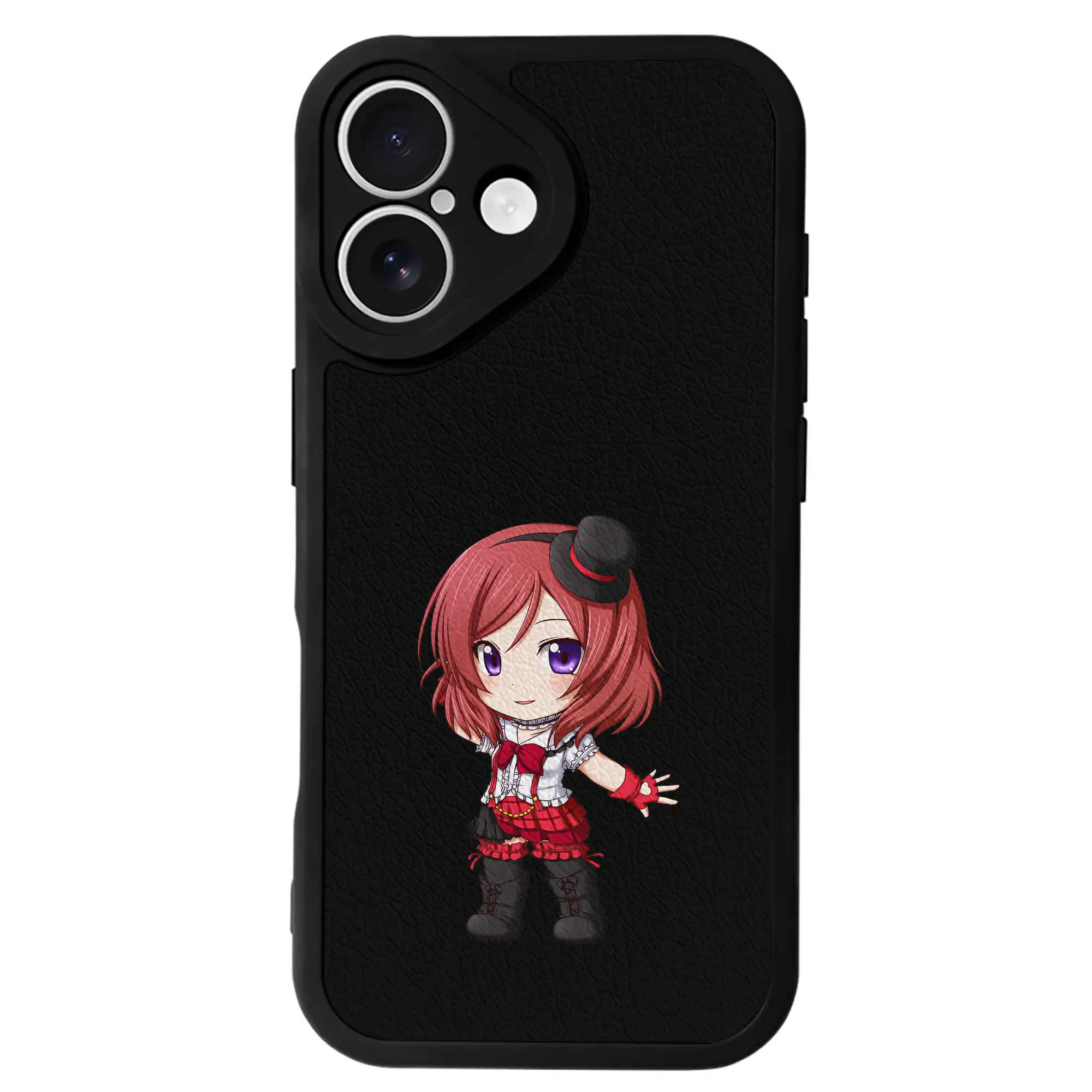 Love Live! グッズ,西木野真姫 - IPhone 16シリーズ対応 ・ シリコンスマホケース ・ レザー調 ・ 高精度フィット ・ 耐衝撃 ・ ワイヤレス充電対応 ・ 精密カット